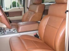 Driver side front factory leather