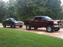 My XLT and a buddies king ranch