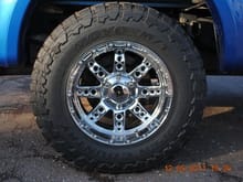 18&quot; Diesel 766 rims on Toyo M/T tires