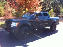 truck all black