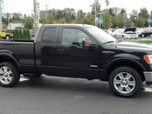 2013 Ford F-150 Lariat with Supercab and 6.5 Bed. Tuxedo Black and 20&quot; Machined Aluminum wheels, and 3.5L Ecoboost engine