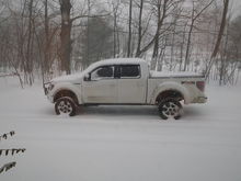 Winter storm pic of truck