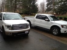 My 2011 FX4 and Dad's 2013 Lariat