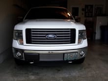 Oxford White FX2 grille installed...