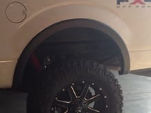 295/65R20 Nitto Trail Grapplers wrapped around 20x9  1mm offset Fuel Mavericks