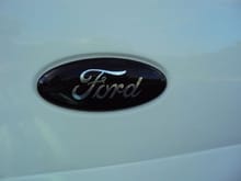 Black Ford Emblem