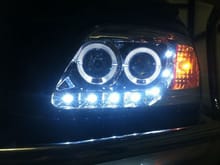 &quot;Projector&quot; headlights with Audi R8 style leds and halos