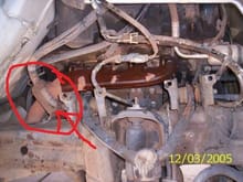 This isn't my truck just a picture i found online to show the location of the leak