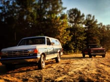 Playing in the dirt with friends (Chevy friends).