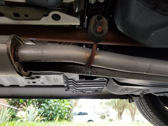 Notice 1 exhaust is black, could that mean anything?