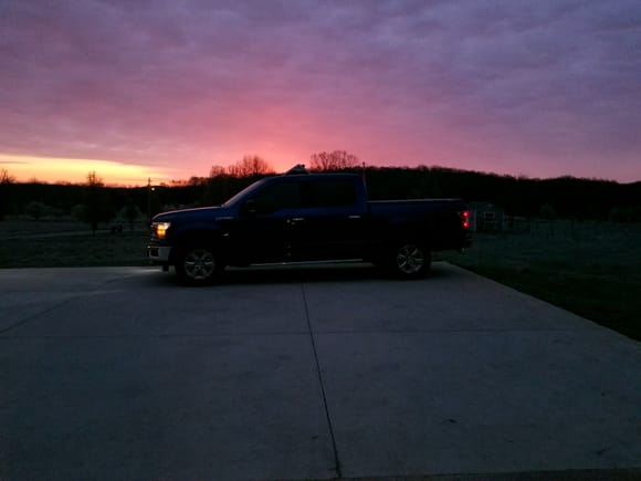 Beautiful frosty Ford morning here in TN