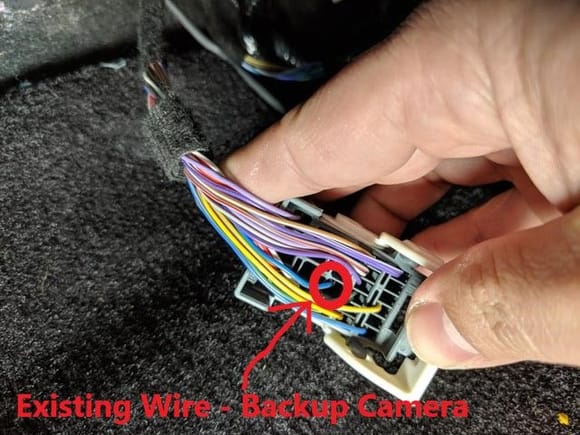 I have a backup camera in my truck - so I had to remove the existing wire in pin 15 of the connector