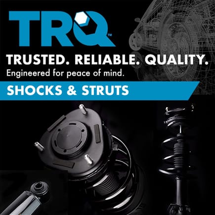 TRQ shocks and struts replacements are designed to fit and function like your original parts, making them easy to install.
