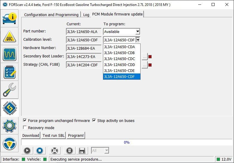Updated 2018 PCM calibration & harsh shifts with 10R80 Ford F150
