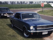 Dad and grandfathers mustangs back in the day