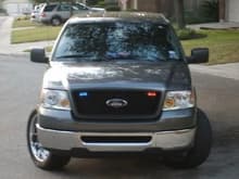 Led Police Speedtech Lights stock front end