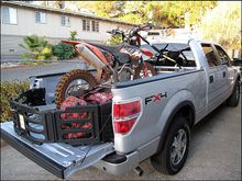 Loaded up and ready to roll in a new truck for my last ride of the summer.