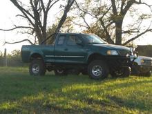 Someone thought that was a s10 beside me.  and its actually a 1500 on 33's.    That made my day