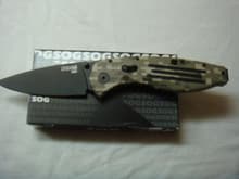 SOG Aegis straight blade 60 shipped paypal only
