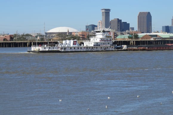 Ingram tow pushing coal barges downriver....way down yonder in New Orleans!