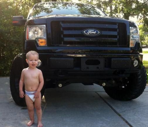 My little model snuck outside and jumped in the pic. Couldn't get him to move.