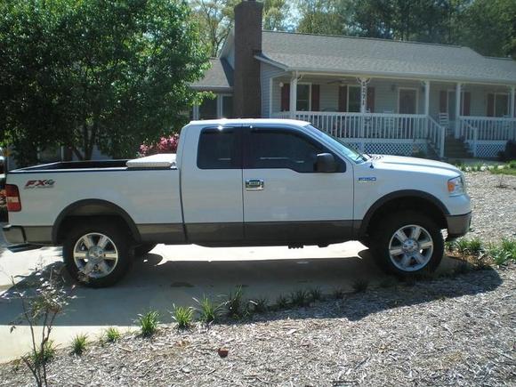 Leveled and steps removed