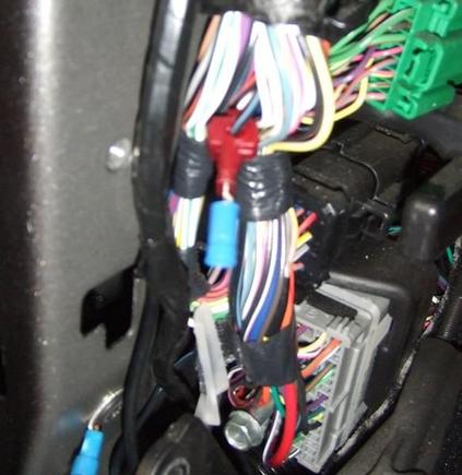 Trace Circuit 53 Black w/ light blue wire up to add T tap