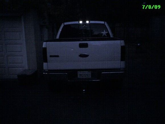 no lights...(except bed lights)