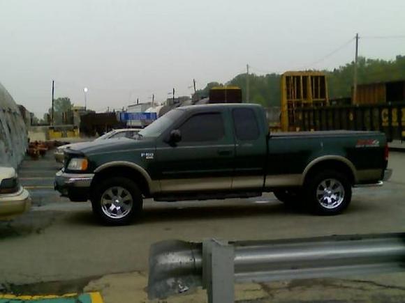 LEVELED ABOUT 1/2IN. IN FRONT. STILL CAN GO ANOTHER 1IN.