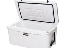 We carry a 65 liter Yeti cooler to save money and avoid eating out 5-6 times in a weekend. It's large to deal with though.