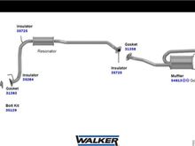 Left side of the image would be where the upstream cat/exhaust manifold affixes to the engine.