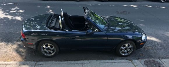 I stumbled across a sweet 1990 500 SL 
and was soooo close to buying it but the owner was being super difficult on the actual transfer so it fell through after 3 WEEKS of deal on deal off and as I’m telling a mechanic about the story the Miata seller pulls into the shop and I sealed the deal