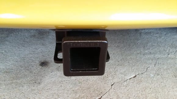 2015 Honda FIT 2 Inch ecohitch receiver.