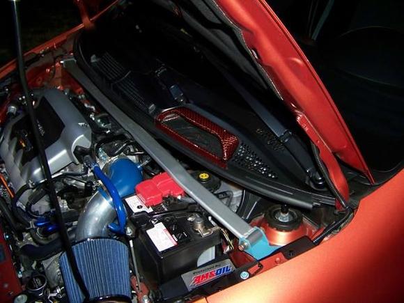 Under the hood @ night w/ kevlar scoop :-)
