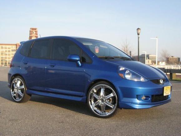 20 INCH ON THE FIT LIKE WHOA! 2007 HONDA FiT PENNSAUKEN Nj