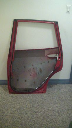 Gutted door so far...