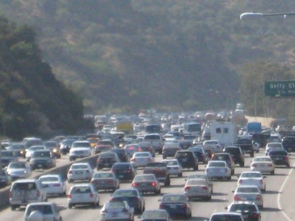 Traffic through the Sepulveda Pass is worse, thanks to a widening project. Photo: biofriendly.