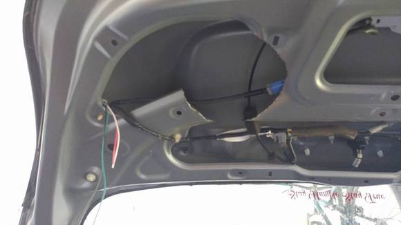 trimmed out some of the metal brackets to fit the speaker magnets