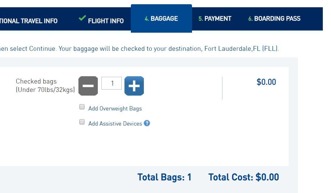 70 lb bag allowance for Mosaic or Mint? FlyerTalk Forums