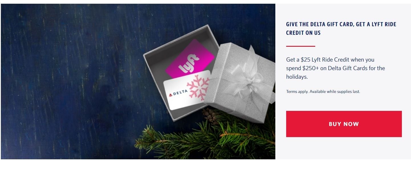Holiday Bonus With Delta Gift Cards & Starbucks - Delta Air Lines