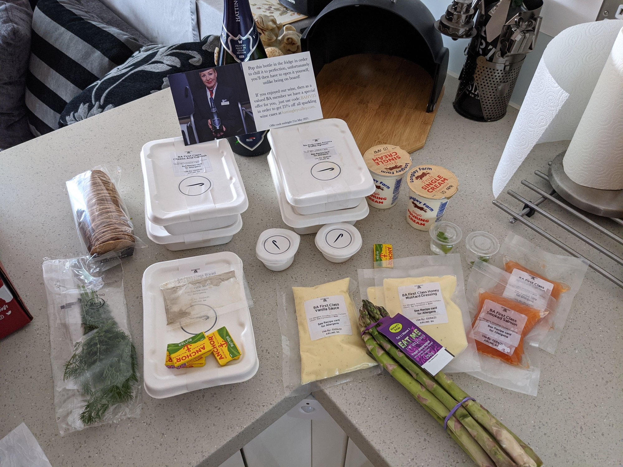 British Airways First at home meal kits from Do&Co/Feast box Page 11