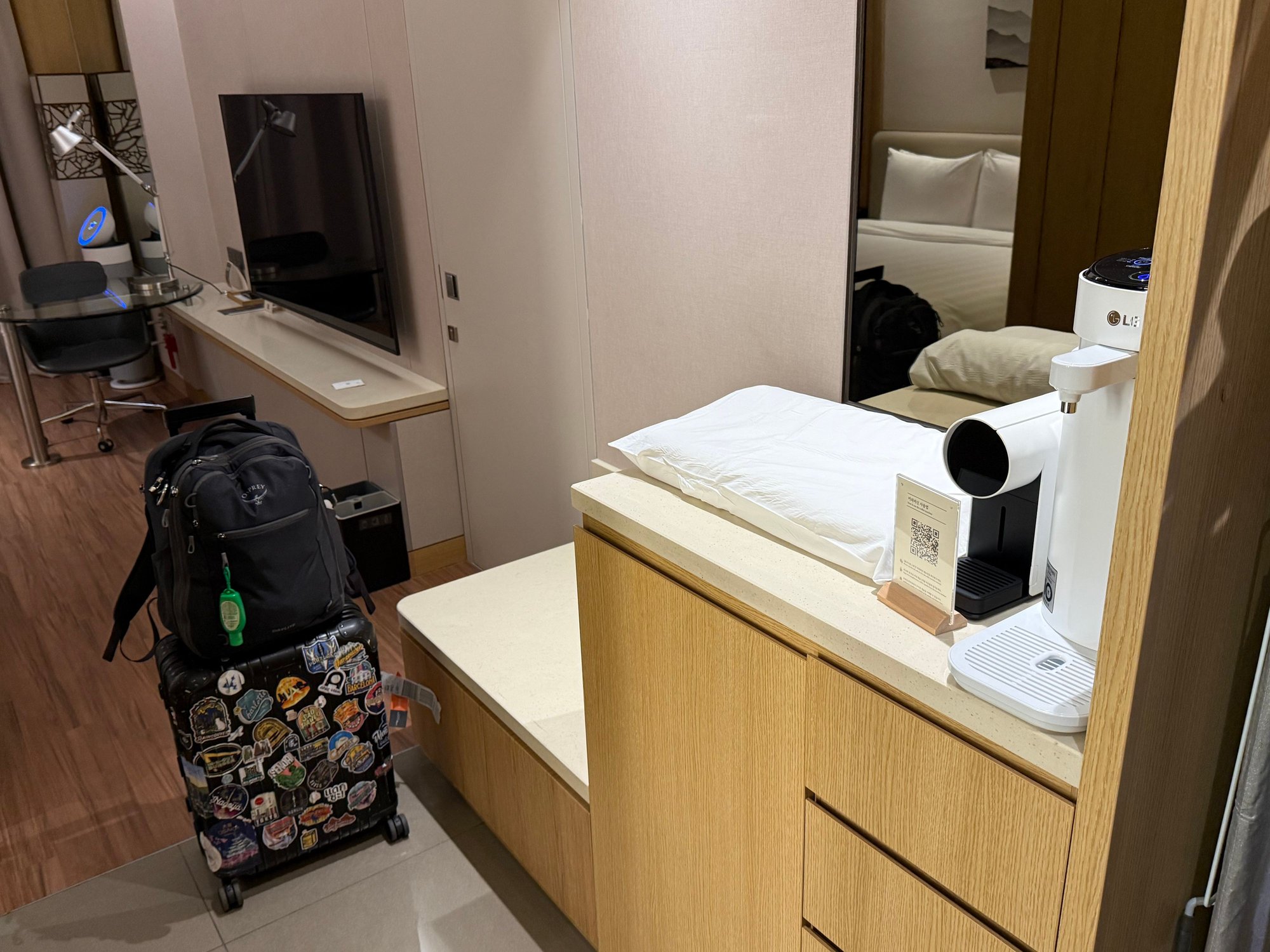 water purifier + espresso machine