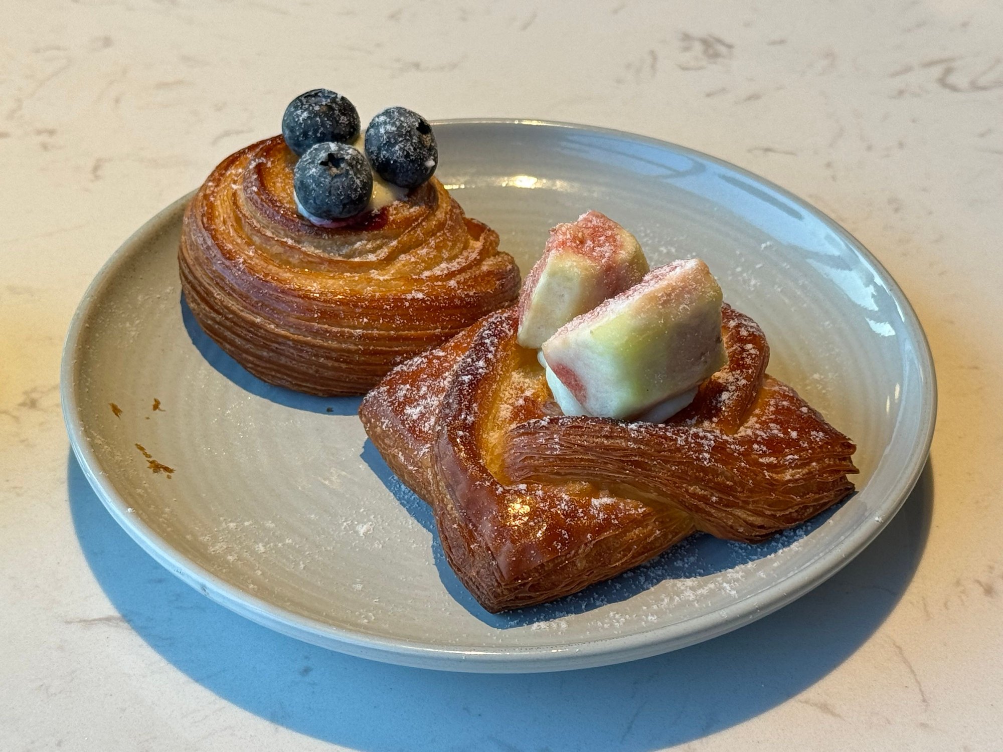 Fig and blueberry danish, some of the best pastries I’ve had in China