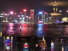 Hong Kong Island from Intercontinental Hotel (Kowloon)