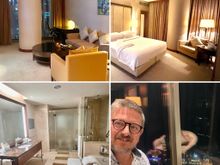 I got upgraded to a huge two room, two bathroom suite