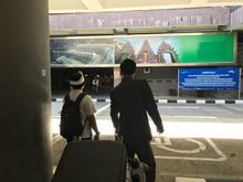 He then brought us to the hotel representative and guided us to the hotel transfer van