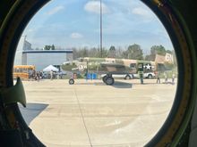 Parked up next to the EAA North American B25 Mitchell