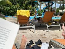 Near slide pool 