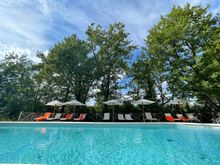 Outdoor heated pool