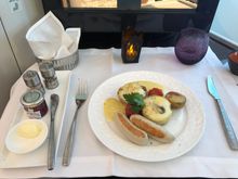 Baked Eggs with Veal sausage